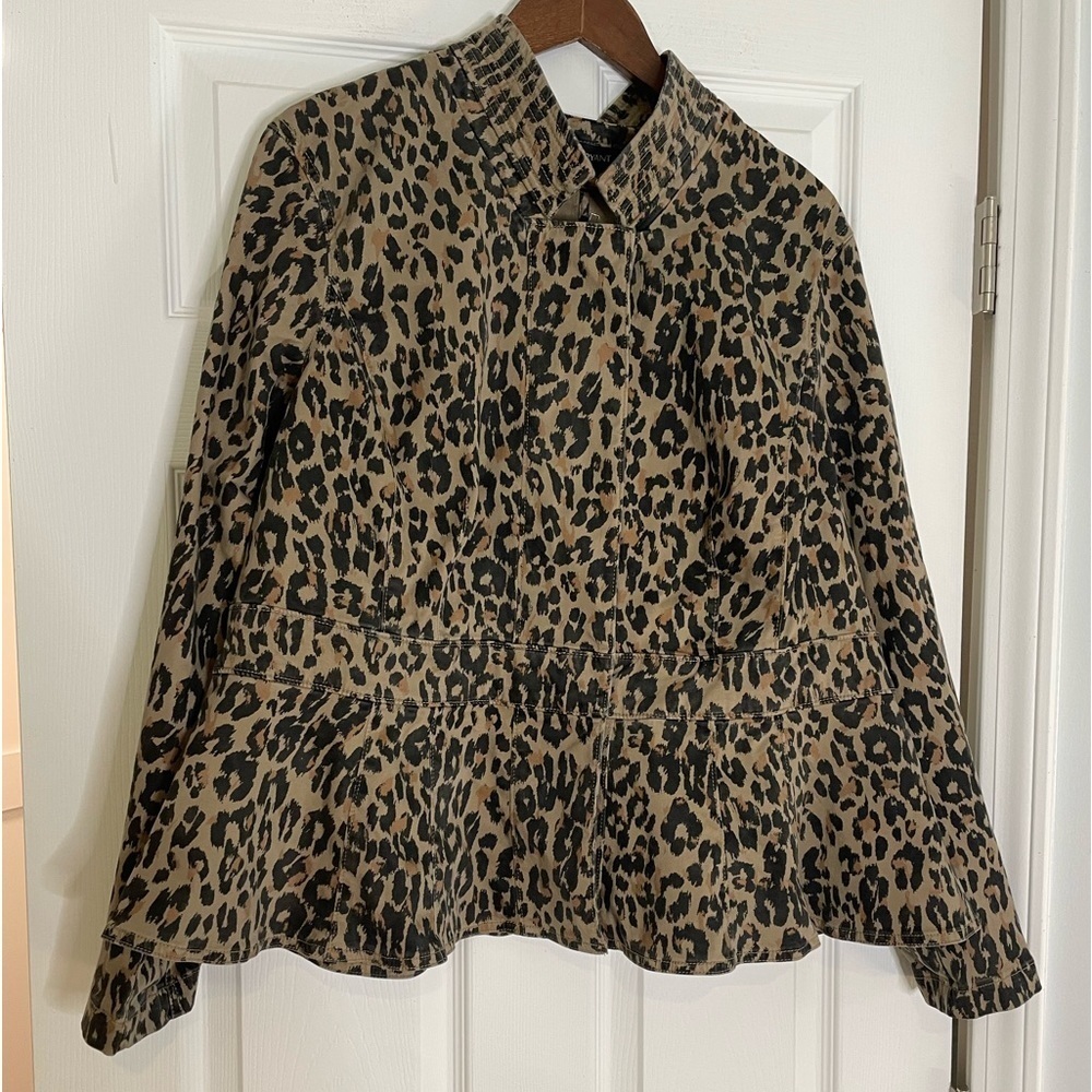 Lane Bryant Animal Print Jacket